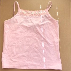 Pink Sequined Cherokee Tank Top